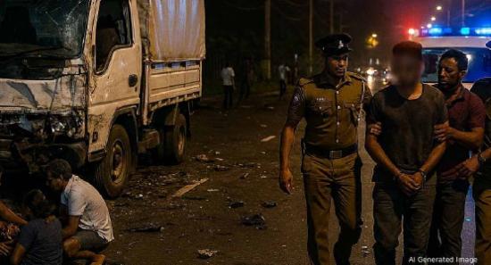 සොරකමක් කර පළායමින් සිටි අයෙකුගේ සුරතින් අනතුරු2ක්